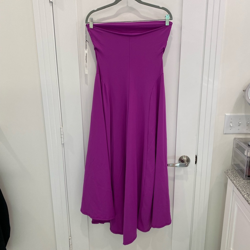 Susana Monoco Raspberry Hi-Low Tube Dress Large - Picture 2 of 4